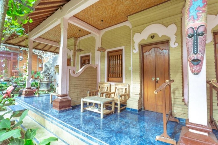 Private balcony, Ubud Homestay, Standard Room with Garden View