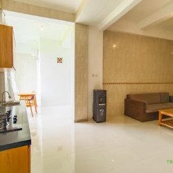 Ground floor living room at Alit Tanah Lot house rental