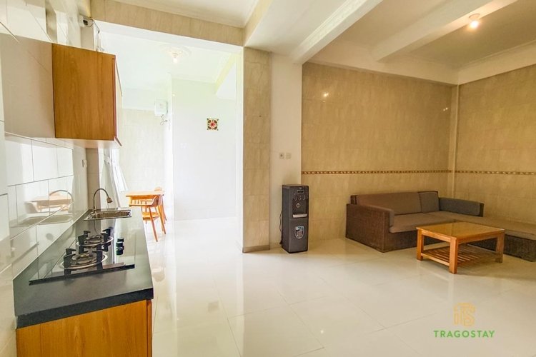 Ground floor living room at Alit Tanah Lot house rental