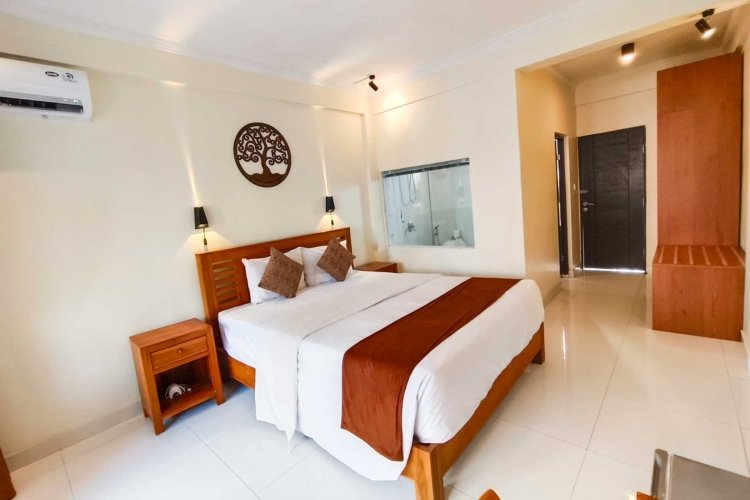 Spacious bedroom at Pererenan Deluxe Room