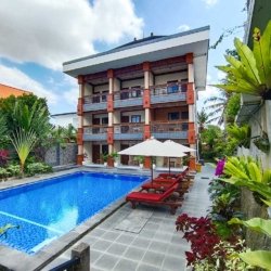 Swimming pool at Pererenan Deluxe Room