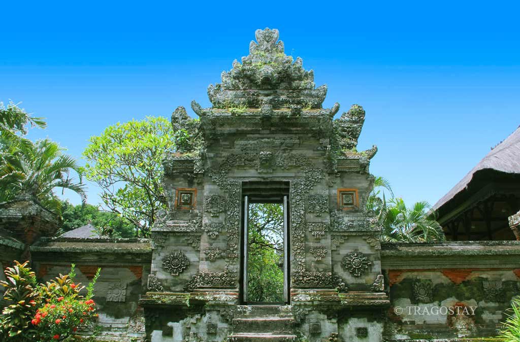 The grand Bali Museum entrance gate at one of the top Bali tourist destinations in Renon.