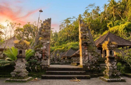 Peaceful afternoon vibes of Gunung Kawi Temple at famous Bali tourist destinations.