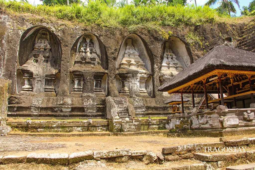 The iconic Gunung Kawi Temple complex, a must-see among popular Bali tourist attractions.