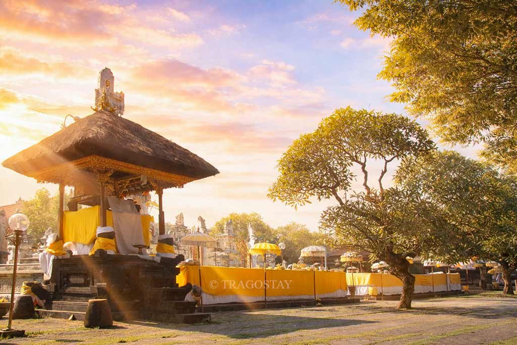 Agung Jagatnatha Temple a prominent Denpasar city Bali shrine and historical landmark.