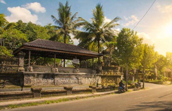Mas Village, a traditional art village in Ubud Bali famous for woodcarving.