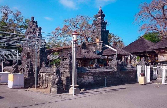 Sakenan Temple a sacred Bali Hindu temple at Serangan Island dedicated to coastal protection.