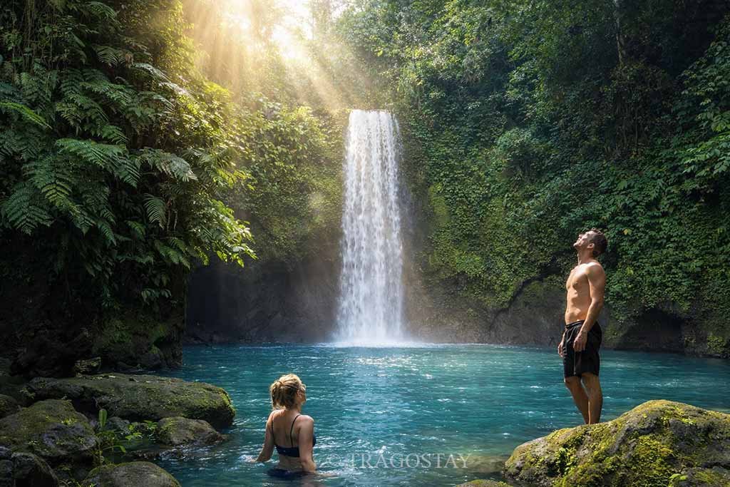 A sensational and exotic photography experience at the iconic Tibumana Waterfall Ubud.