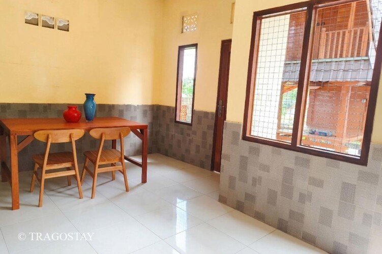 Spacious kitchen at a Bali home rental near Tanah Lot